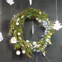 Рождественские венки ручной работы